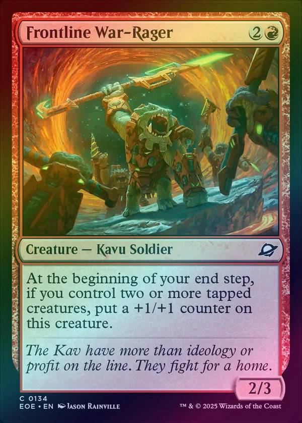 Frontline War-Rager (Foil) (EOE)