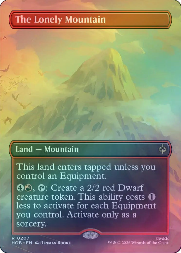 The Lonely Mountain - Borderless Scene (Foil) (HOB) (Pre-Order)
