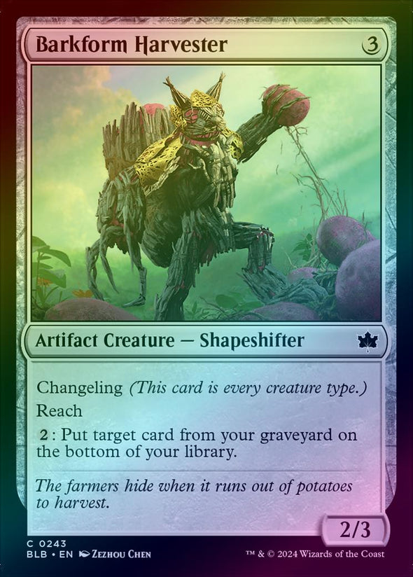 Barkform Harvester (Foil) (BLB)