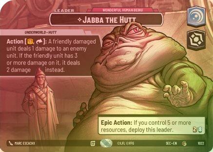 Jabba the Hutt - Wonderful Human Being (Showcase) - 1022 - Common (Foil)