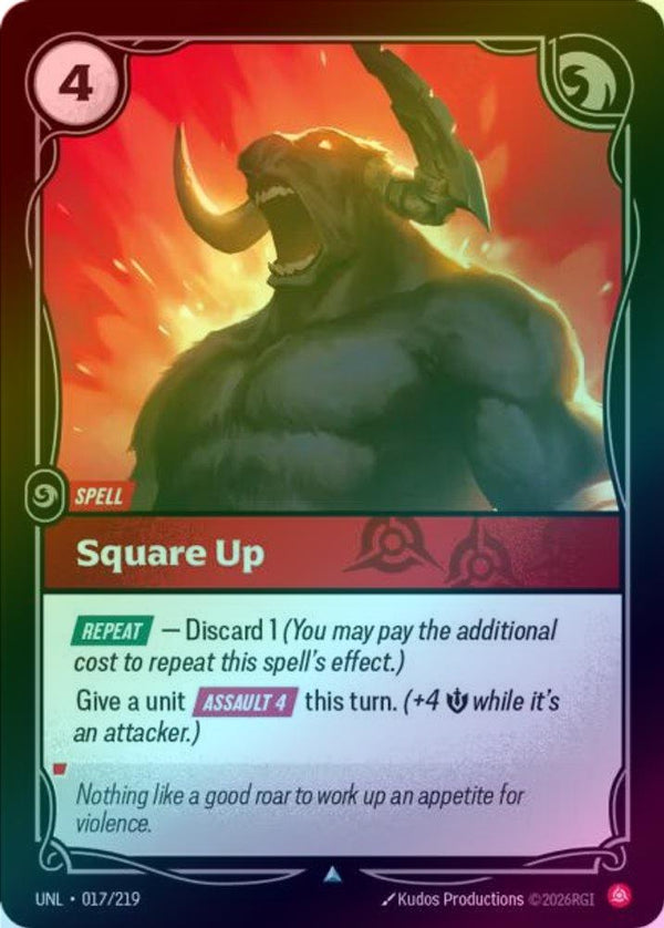Square Up - 017/219 - Uncommon (Foil)