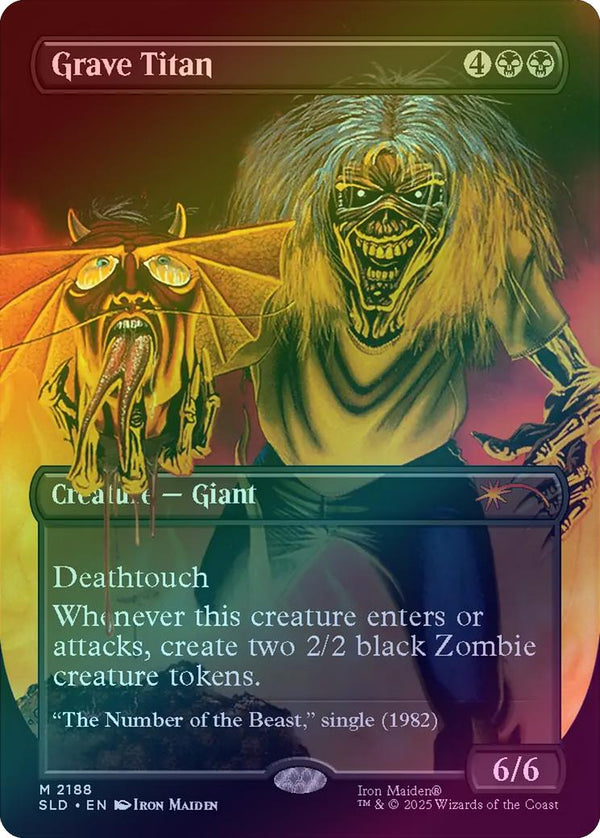 Grave Titan - IRON MAIDEN: Album Art (Rainbow Foil) (SLD)