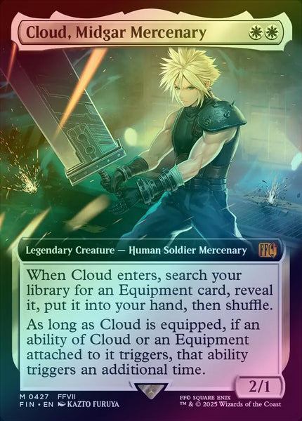 401 Games Canada - Cloud, Midgar Mercenary - Extended Art (Foil) (FIN)