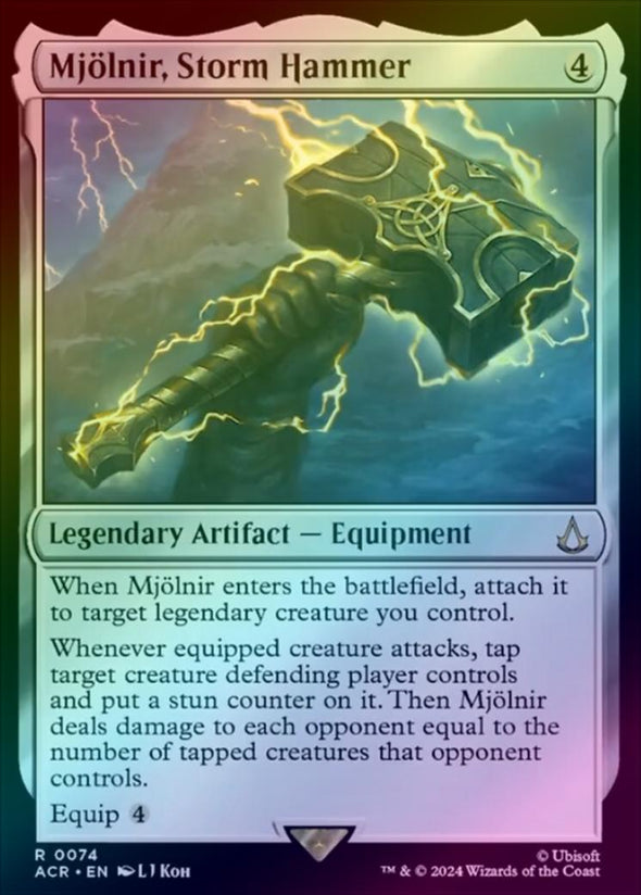 Mjolnir, Storm Hammer (Foil) (ACR)