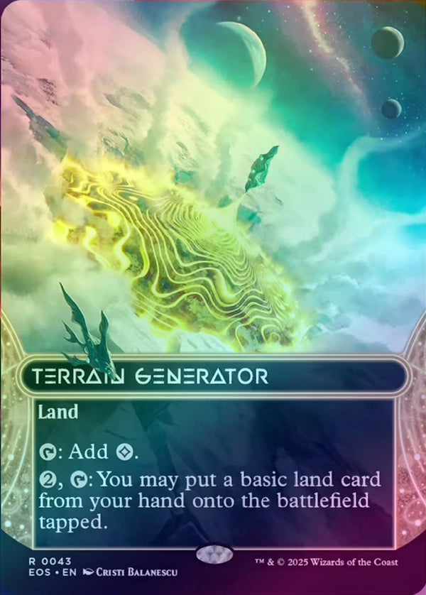 Terrain Generator - Borderless (Foil) (EOS)