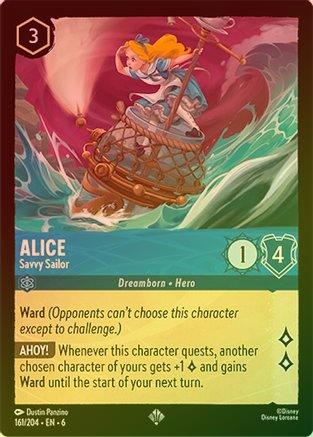 Alice (Savvy Sailor) - 161/204 - Super Rare (Foil)