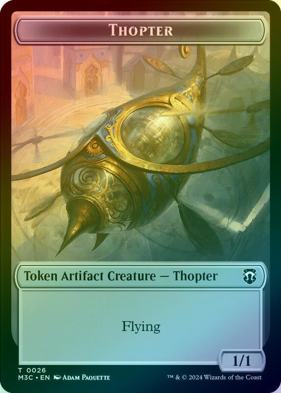 Aetherborn // Thopter Token (Ripple Foil) (TM3C)