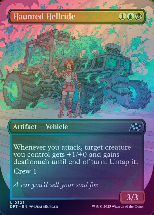 Haunted Hellride - Borderless Revved Up (Foil) (DFT)