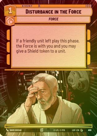 Disturbance in the Force (Hyperspace) - 956 - Common (Foil)