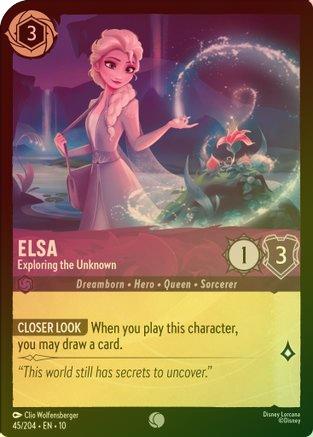 Elsa (Exploring the Unknown) - 45/204 - Common (Foil)