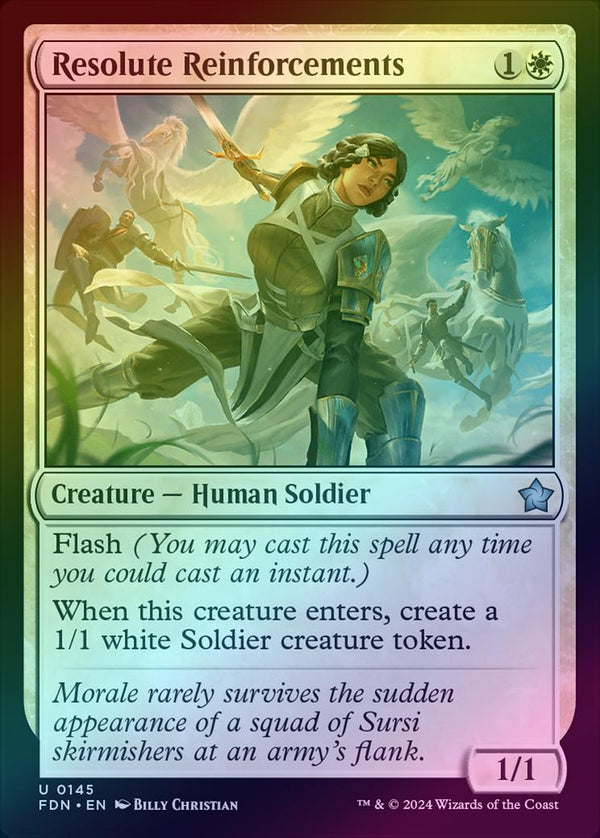 Resolute Reinforcements (Foil) (FDN)