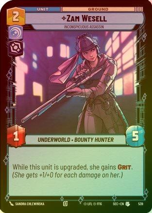 Zam Wesell - Inconspicuous Assassin (Foil) - 539 - Uncommon (Foil)