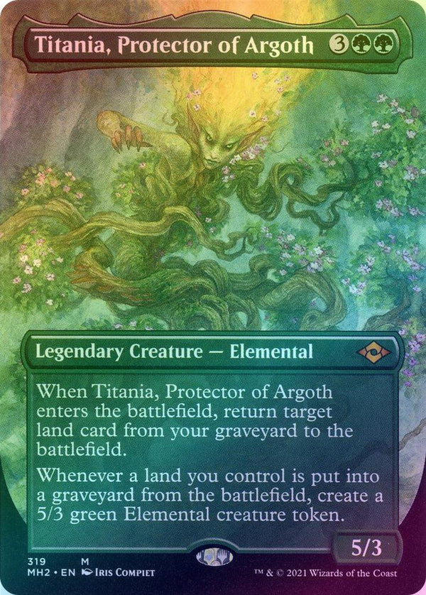 Titania, Protector of Argoth - Borderless (Foil) (MH2)