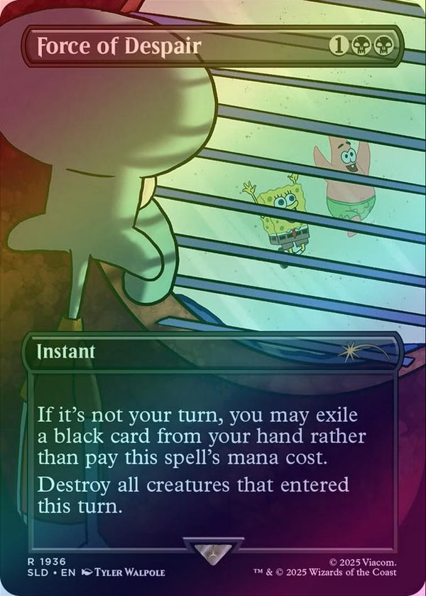 Force of Despair - Spongebob Squarepants: Internet Sensation (Rainbow Foil) (SLD)