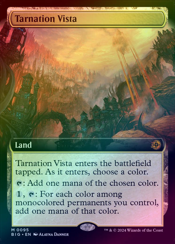 Tarnation Vista - Extended Art (Foil) (BIG)