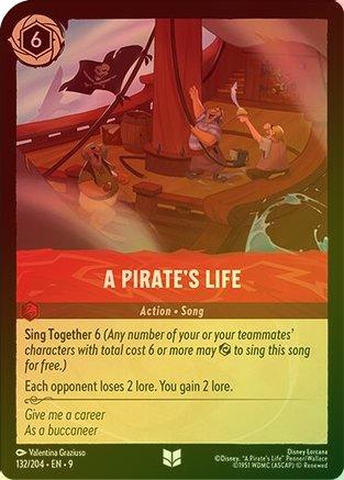 A Pirate's Life (Fabled Reprint) - 132/204 - Uncommon (Foil)