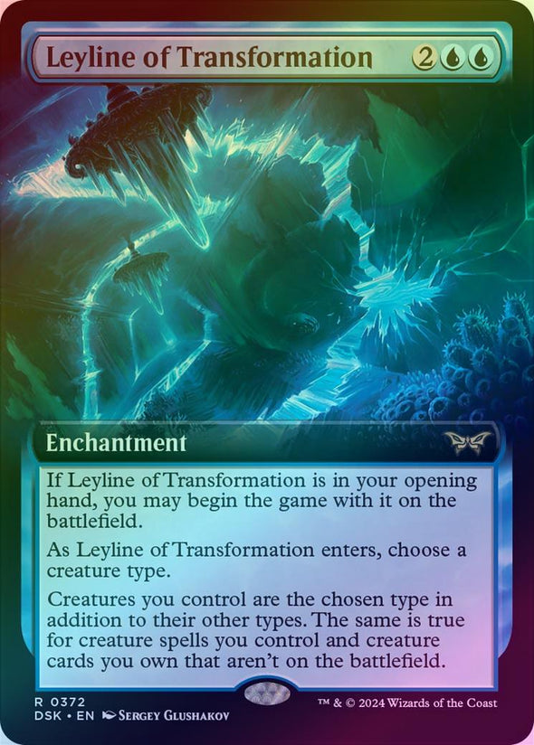 Leyline of Transformation - Extended Art (Foil) (DSK)