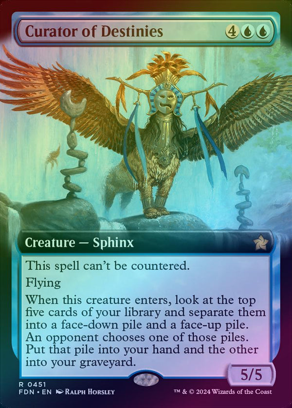 Curator of Destinies - Extended Art (Foil) (FDN)