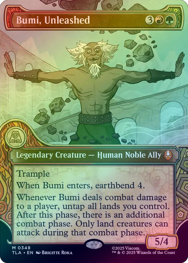 Bumi, Unleashed - Elemental Frame Showcase (Foil) (TLA)