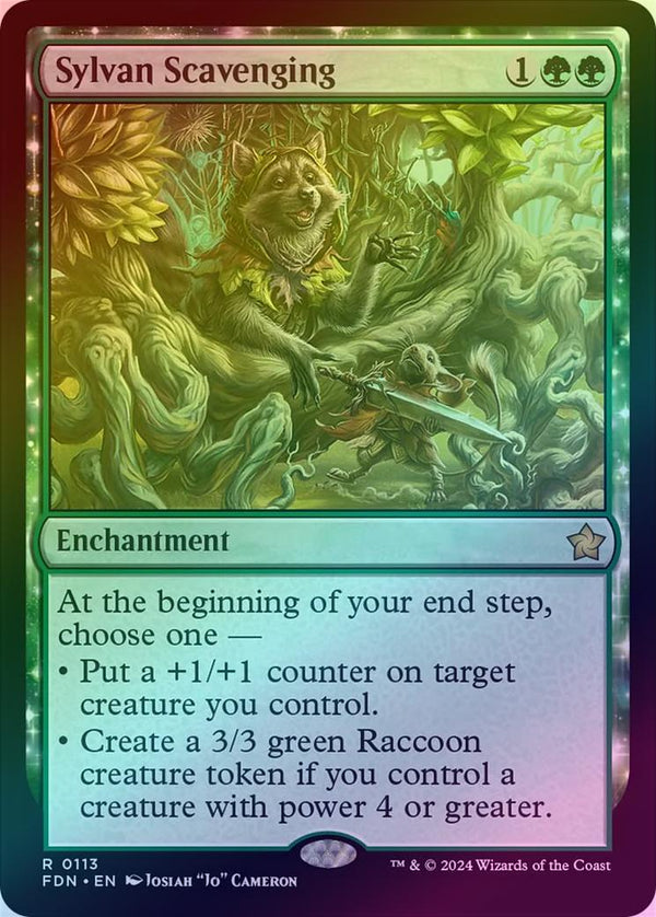 Sylvan Scavenging (Foil) (FDN)