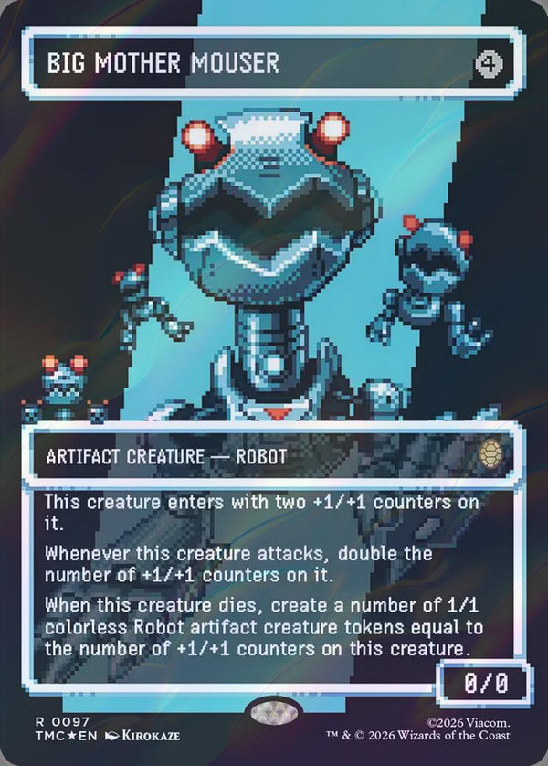 Big Mother Mouser - Pixel Art (Surge Foil) (TMC)