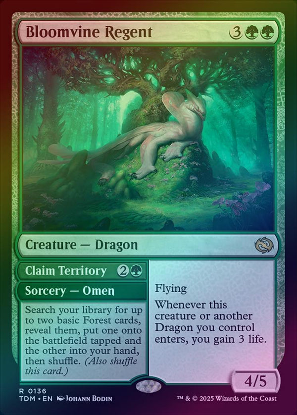 Bloomvine Regent // Claim Territory (Foil) (TDM)