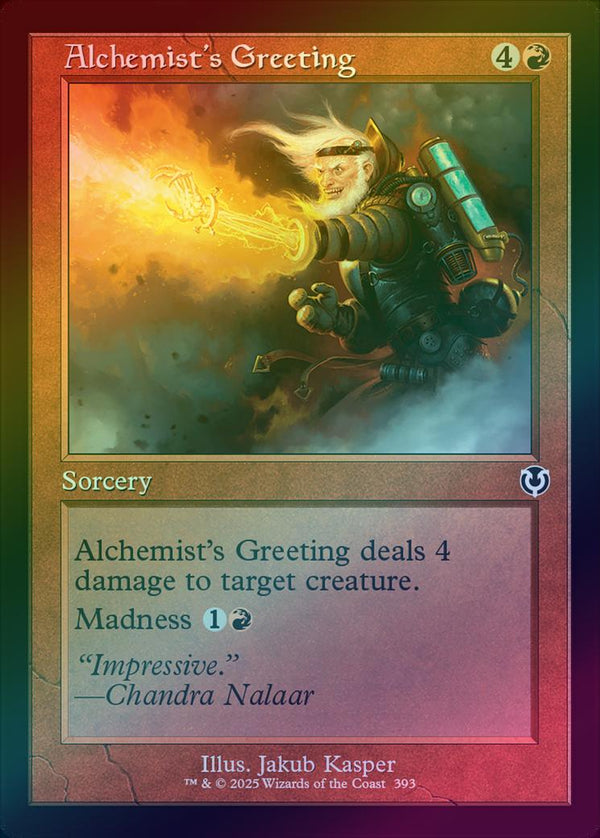 Alchemist's Greeting - Retro Frame (Foil) (INR)