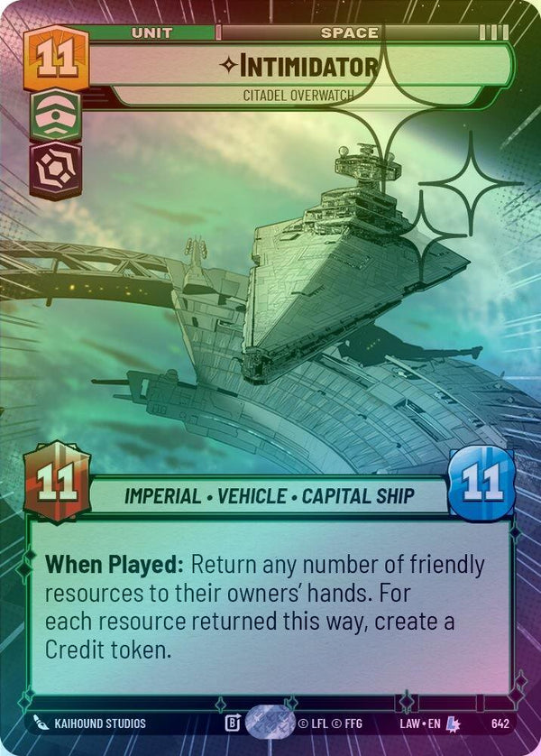 Intimidator - Citadel Overwatch (Hyperspace Foil) - 642 - Legendary (Foil)