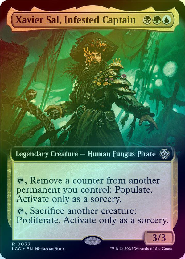 Xavier Sal, Infested Captain - Extended Art (Foil) (LCC)