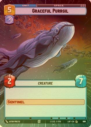 Graceful Purrgil (Hyperspace) - 809 - Common (Foil)
