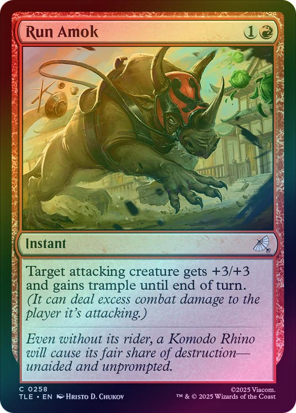 Run Amok (Foil) (TLE)
