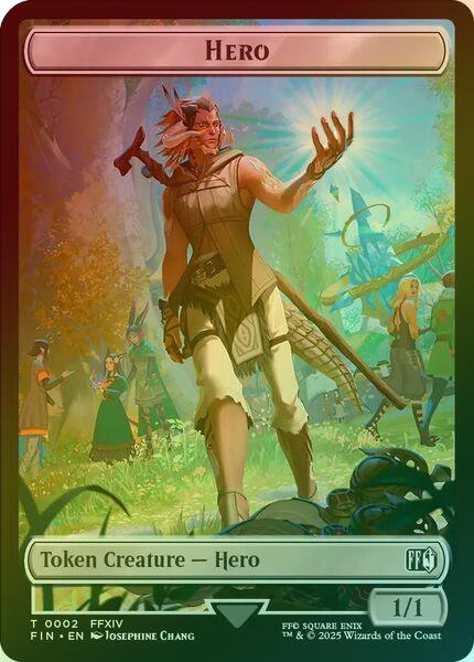 Hero (002) // Food Token (Foil) (TFIN)
