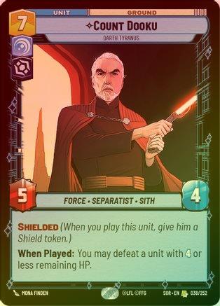 Count Dooku - Darth Tyranus - 038/252 - Rare (Foil)