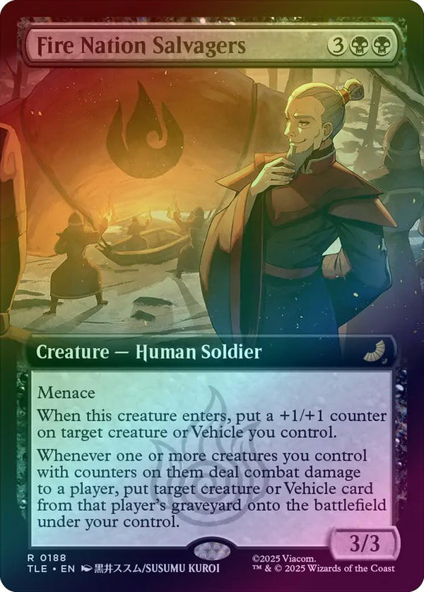 Fire Nation Salvagers - Extended Art (Foil) (TLE)