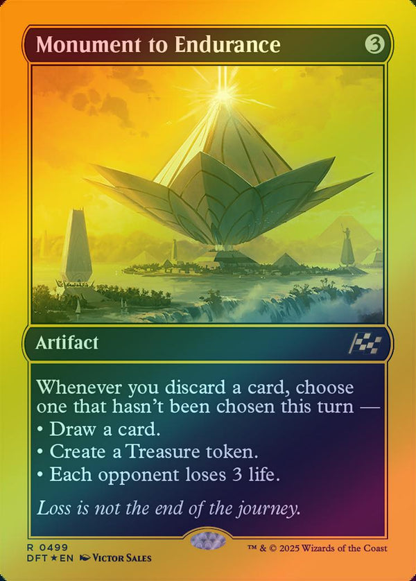 Monument to Endurance (First-Place Foil) (DFT)