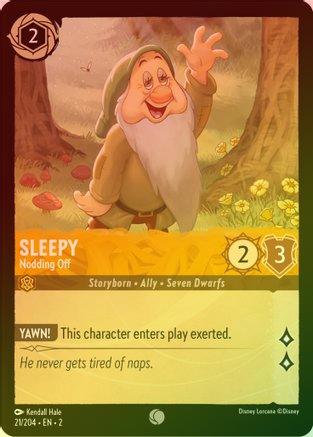 Sleepy (Nodding Off) - 21/204 - Common (Foil)