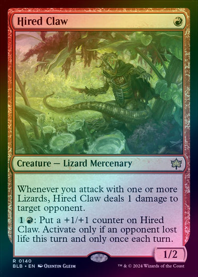 Hired Claw (Foil) (BLB)