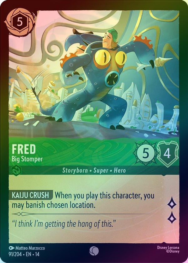 Fred (Big Stomper) - 91/204 - Common (Foil)
