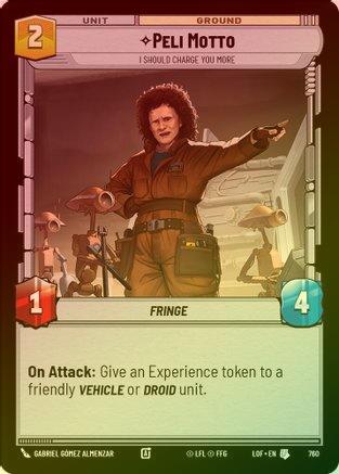 Peli Motto - I Should Charge You More - 760 - Uncommon (Foil)