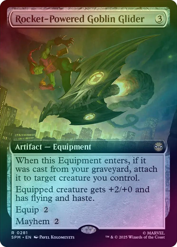 Rocket-Powered Goblin Glider - Extended Art (Foil) (SPM)