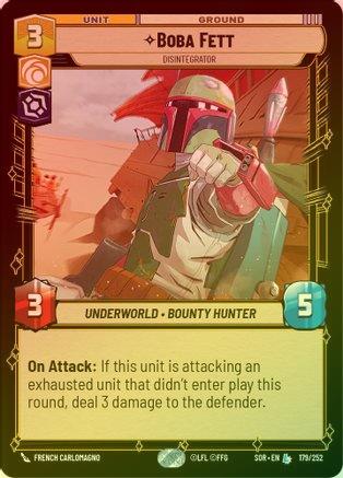 Boba Fett - Disintegrator - 179/252 - Legendary (Foil)