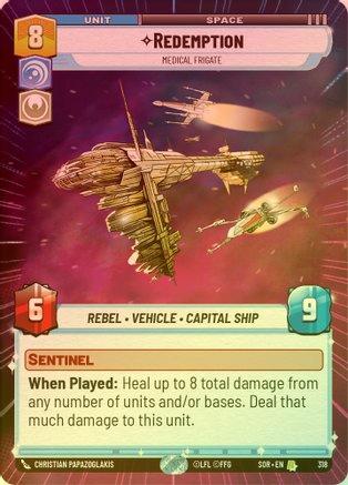 Redemption - Medical Frigate (Hyperspace) - 318 - Rare (Foil)