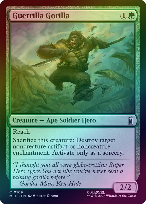 Guerrilla Gorilla (Foil) (MSH) (Pre-Order)