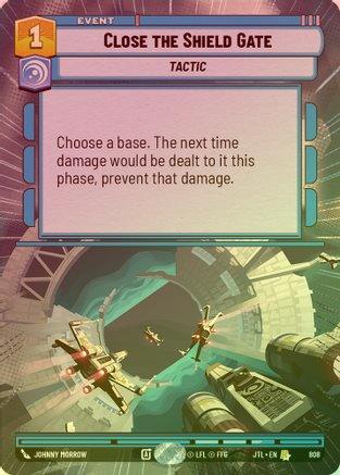 Close the Shield Gate (Hyperspace) - 808 - Rare (Foil)