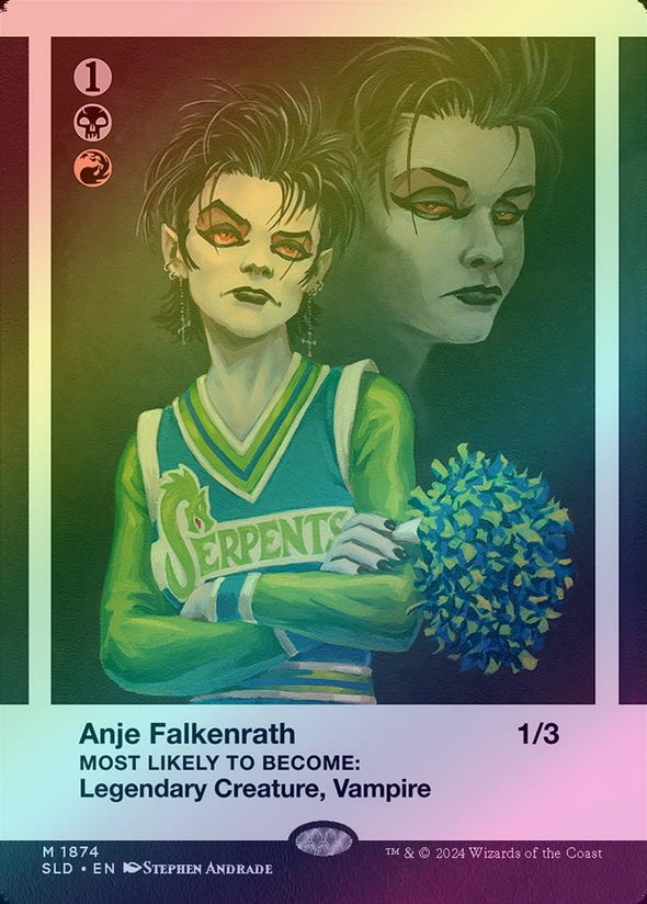 Anje Falkenrath - Secret Lair High: Class of '87 (Rainbow Foil) (SLD)