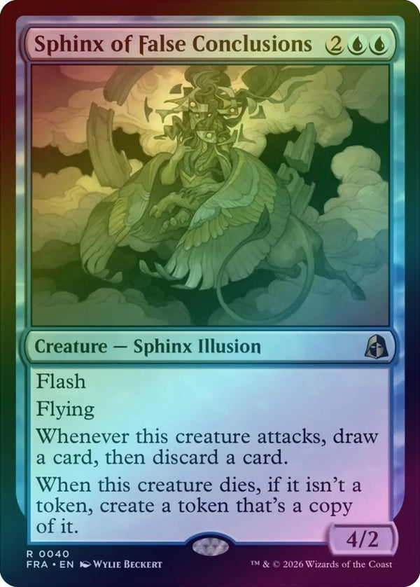 Sphinx of False Conclusions (Foil) (FRA) (Pre-Order)