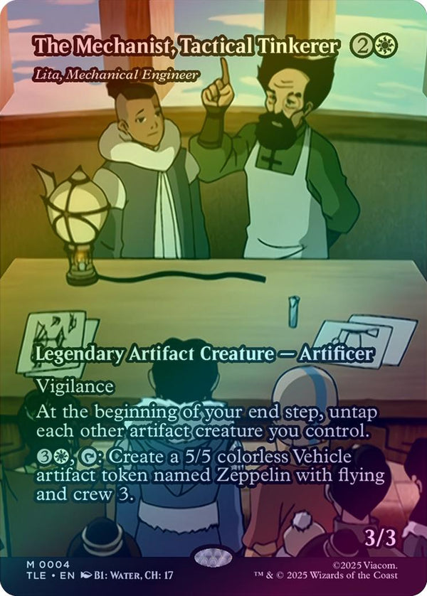 The Mechanist, Tactical Tinkerer // Lita, Mechanical Engineer - Borderless Source Material (Foil) (TLE)