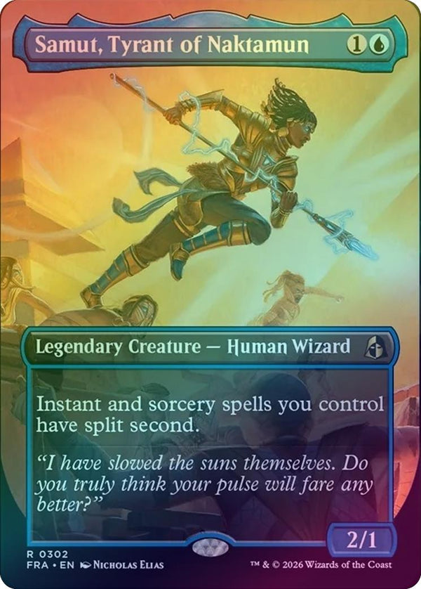 Samut, Tyrant of Naktamun - Borderless Echo (Foil) (FRA)
