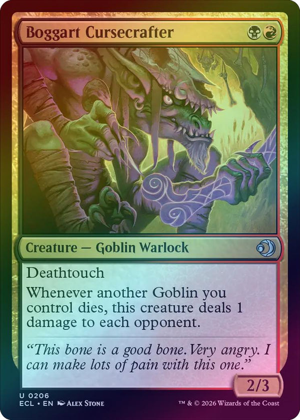 Boggart Cursecrafter (Foil) (ECL)