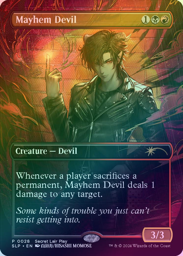 Mayhem Devil - Borderless (Foil) (SLP)